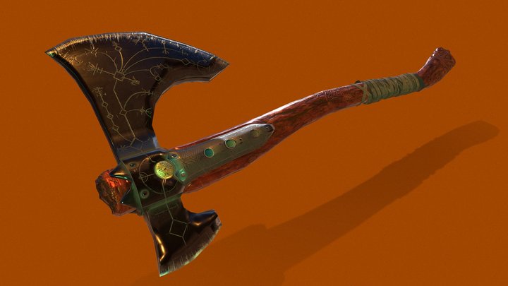 God Of War Axe (Leviathan Axe) 3D Model