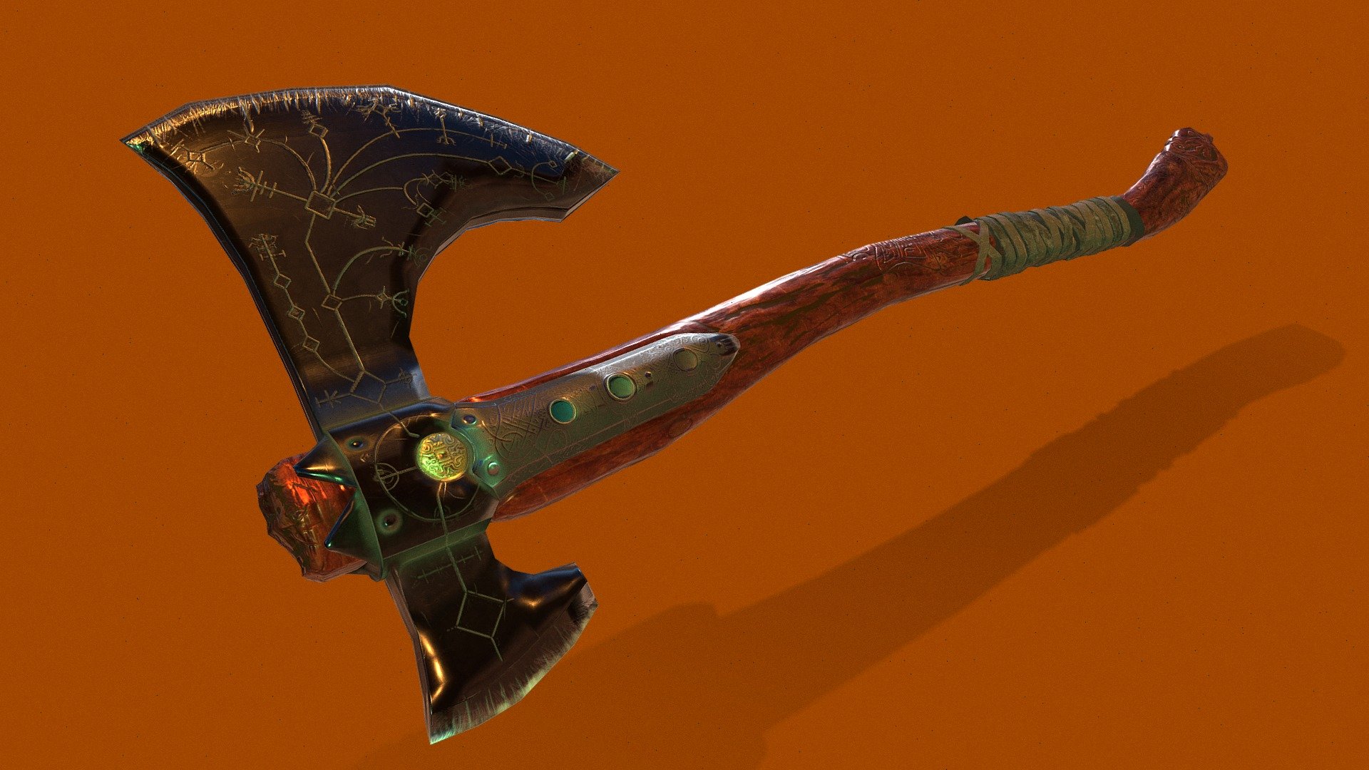 God Of War Axe Leviathan Axe Download Free 3d Model By Team2030