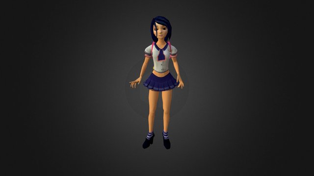 Zoha School Model Animation 3D Model