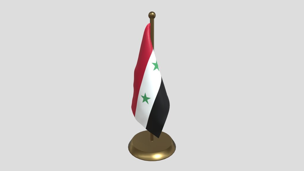 Syria Flag Table Top