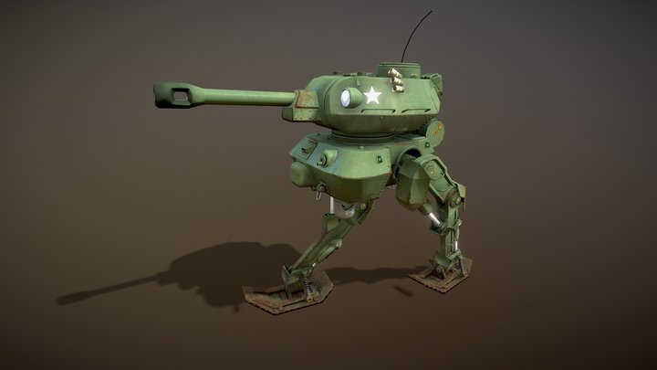tank walker 3D Model