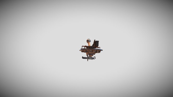Astro Toilet 3D Model