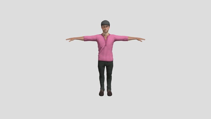 Hip Hop Dancing 3D Model