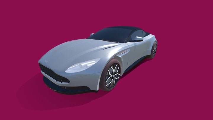 Aston Martin DB11, Transformers deployable 3D Model