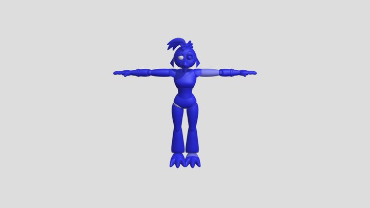 Glamrock Chica 3D Model