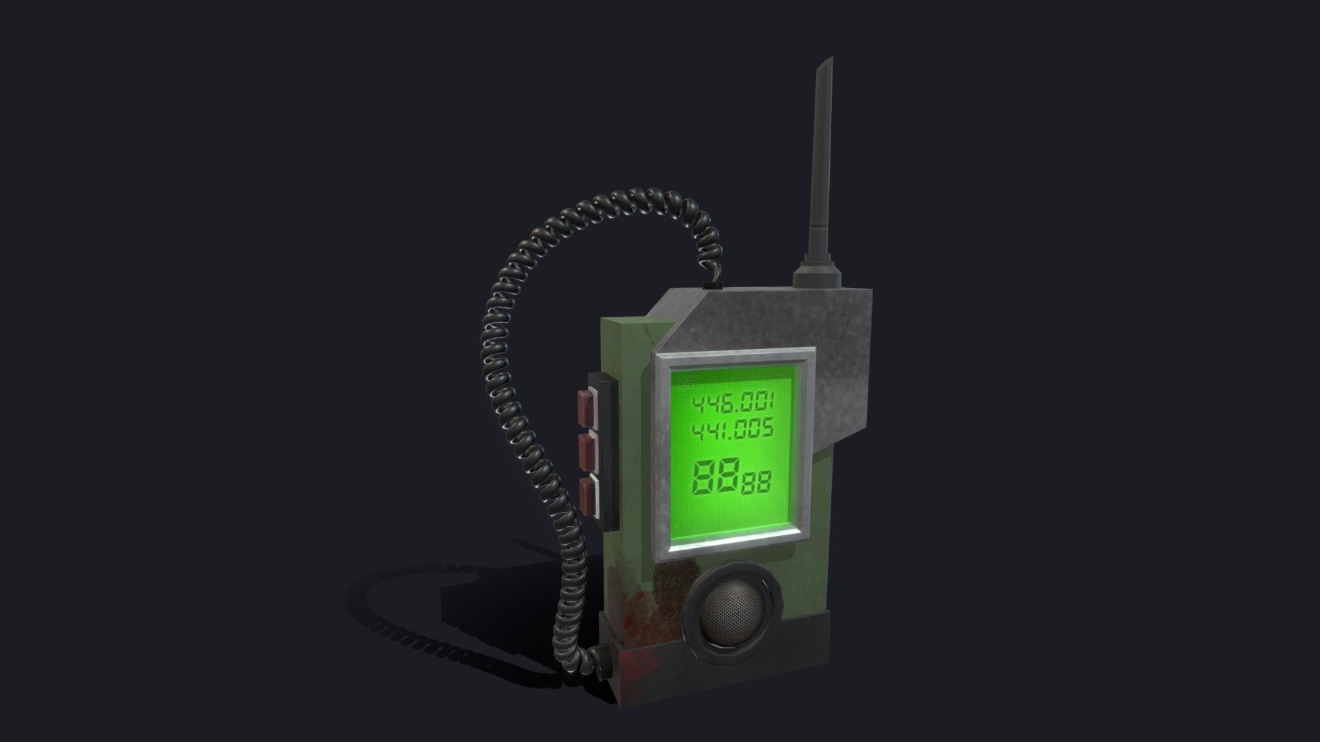 Walkie-Talkie - 3D model by melodiedecarylarocque [3f107c7] - Sketchfab