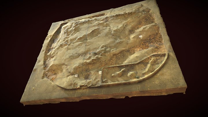 SPAIN MAP 3D Model