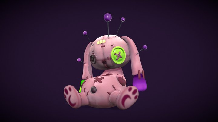 Needles The Bunny 3D Model
