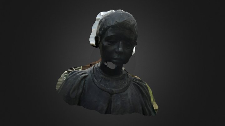 Part of John Colet Statue 3D Model