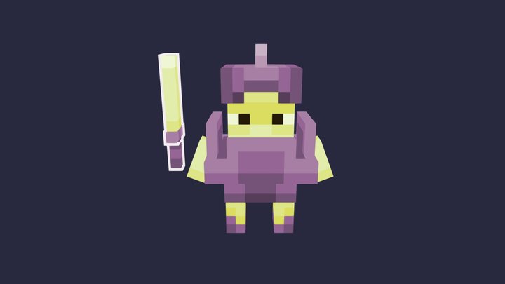 Shulker warrior 3D Model