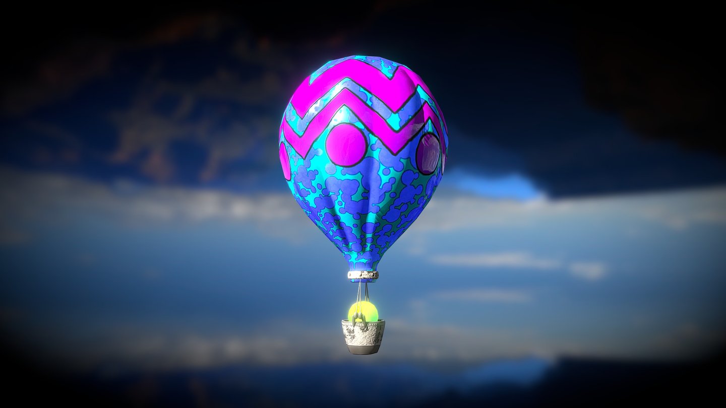 Balloon - 3D model by olga_poloukhine [3f15bb8] - Sketchfab