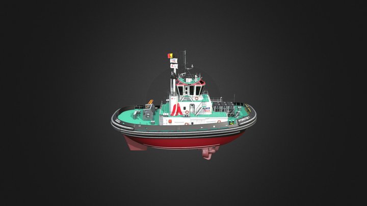 CMB - Hydrotug 1 3D Model