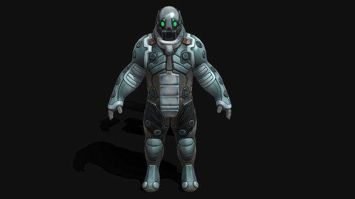 Armor_T2-2_pose 3D Model