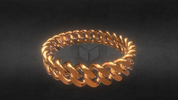 Chain Bracelet 3D Model