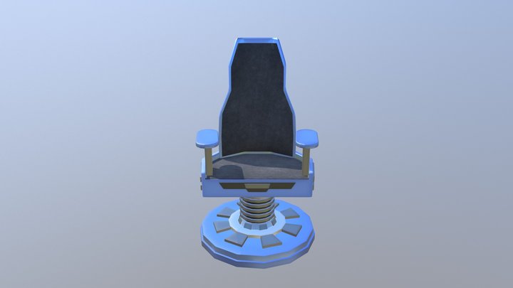 Sci-fi Office Chair 3D Model