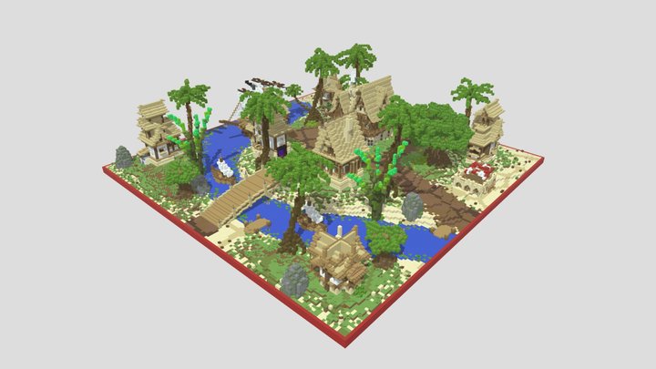 KitMap Spawn - Summer Theme 3D Model