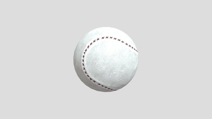 Baseball Low Poly – Kostenloses 3D-Modell STL