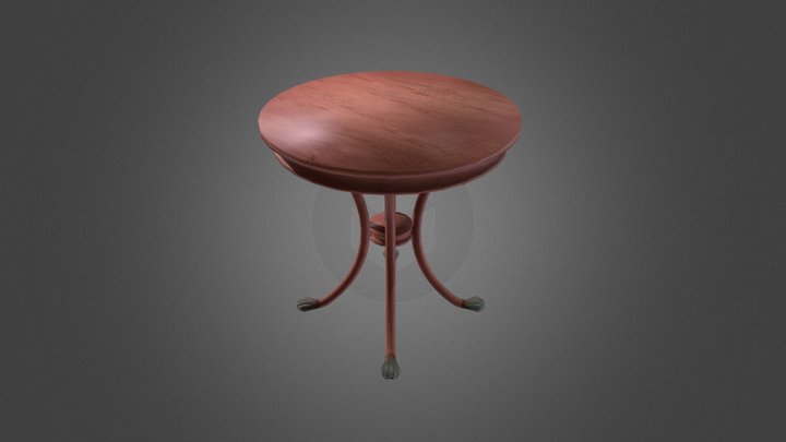 Round Table 3D Model