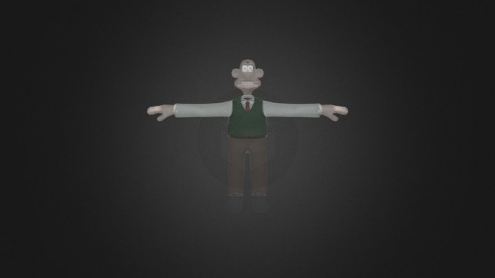 PC Computer - Wallace & Gromits Grand Adventures 3D Model