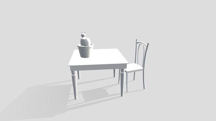 GRANDMA’S HOUSE -3 Simple Props 3D Model