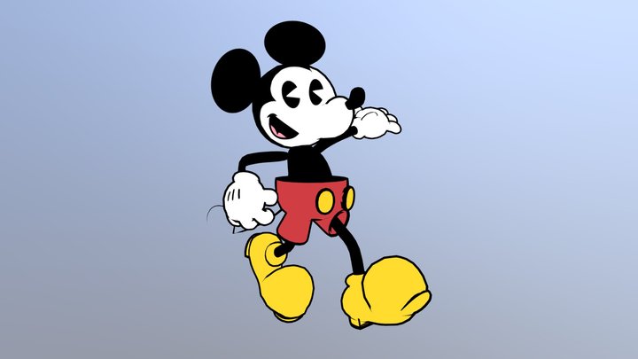 Disney's Mickey Mouse - Paul Rudish 3D Model