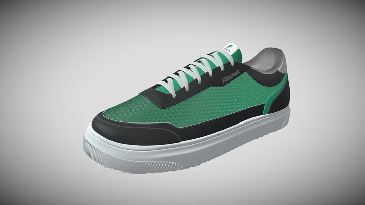 Honeycomb Ground Golf Shoes 3D Model