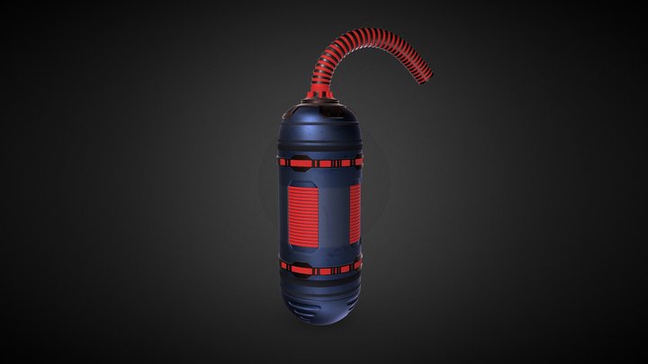 Sci-fi Container Prop 3D Model