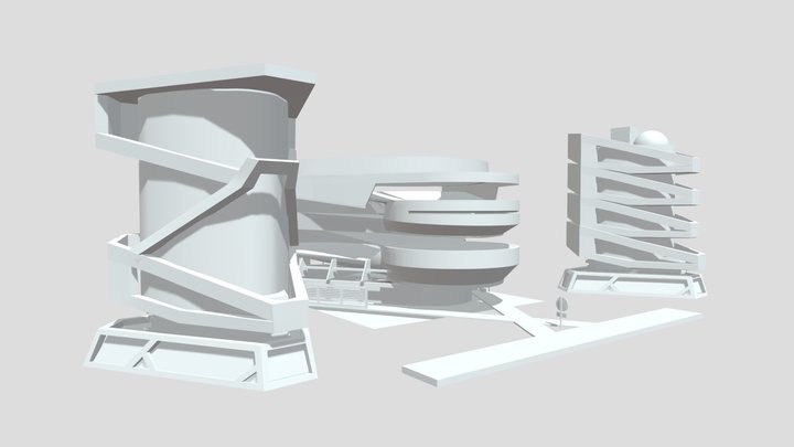 Plan: buildings //first attempt 3D Model
