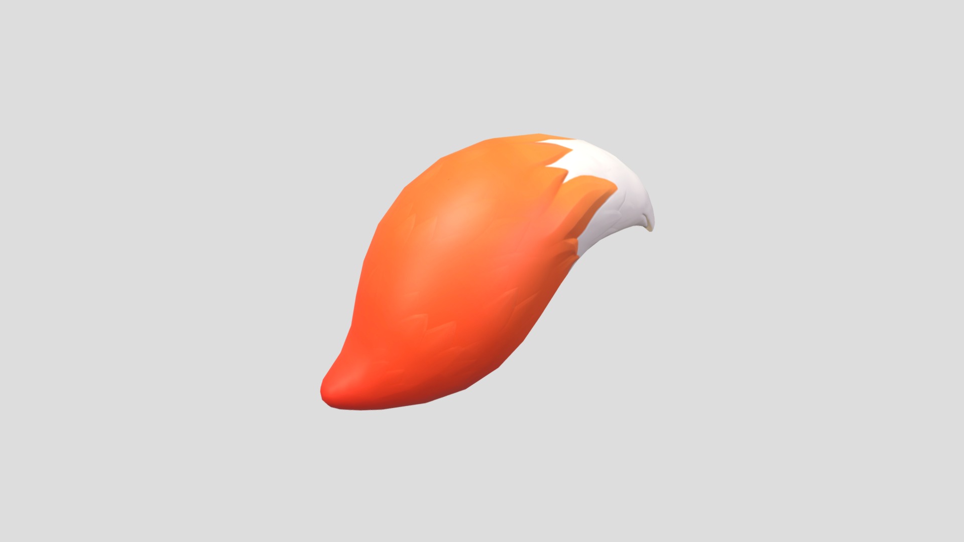 3D model Fox Tail - This is a 3D model of the Fox Tail. The 3D model is about logo.