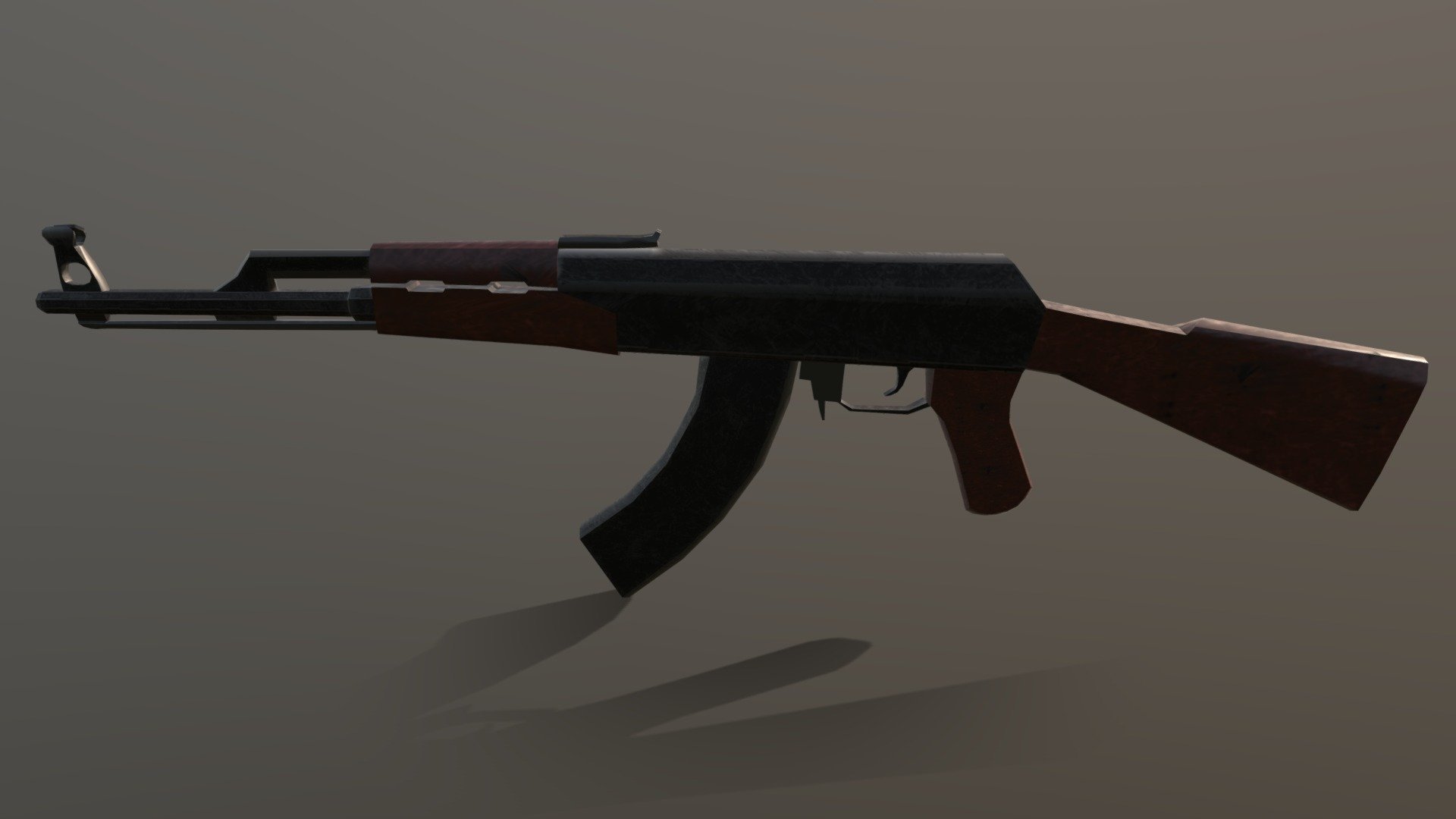 Ak47 Lowpoly - 3D model by Lucca.Keller [3f1eefe] - Sketchfab