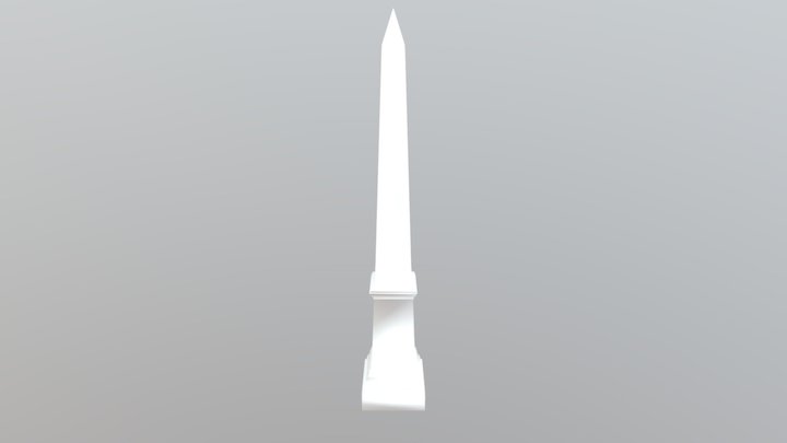 Paris Obelisk 3D Model
