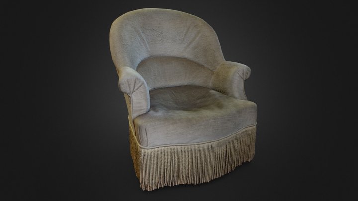 Old armchair 3D Model