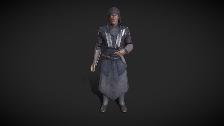 Assassin Character 3D Model