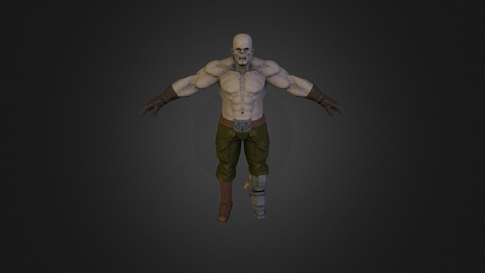 Zombie soldier - 3D model by BramRaes [3f20a4c] - Sketchfab