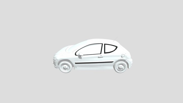 Peugeot 207 3D Model