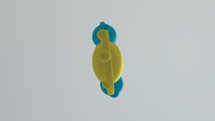 Water Molecule 3D Model