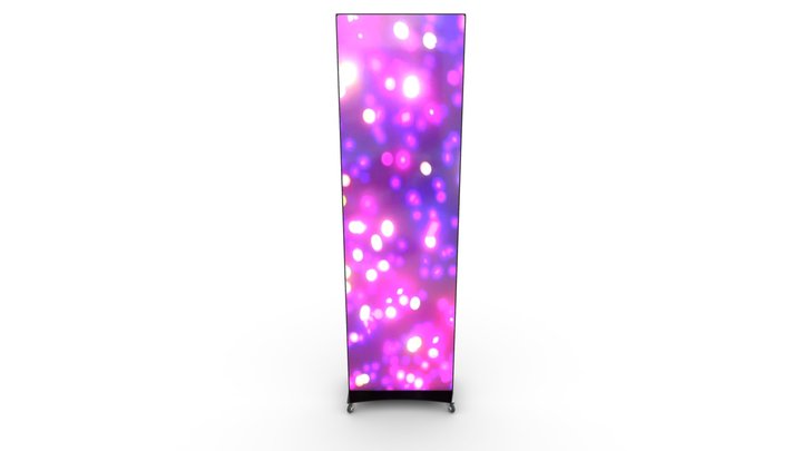 Reactpixels LED Poster 3D Model