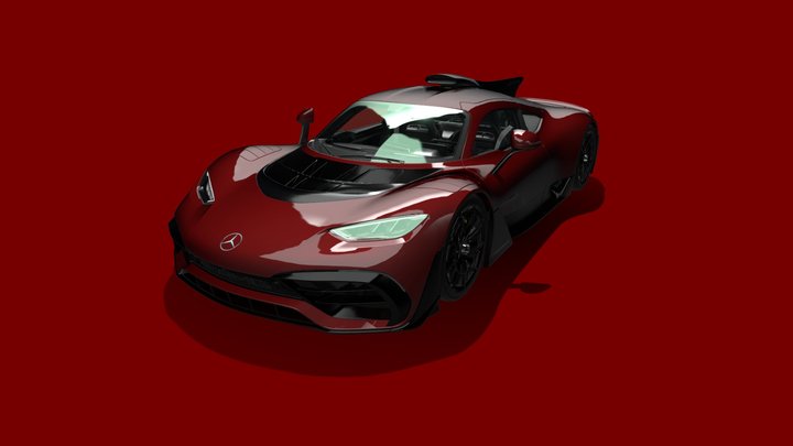 Mercedes AMG One 3D Model