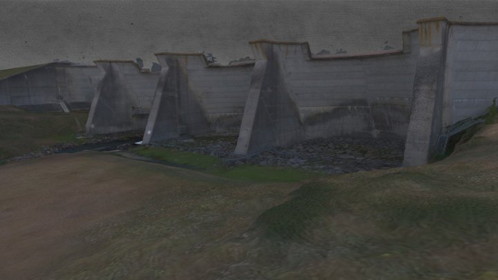 Barrage du Verdon - Cholet (49) 3D Model