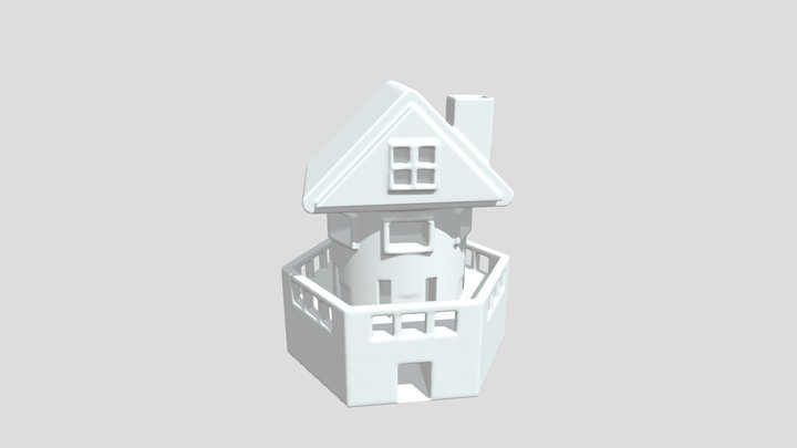بيت خشب 3D Model