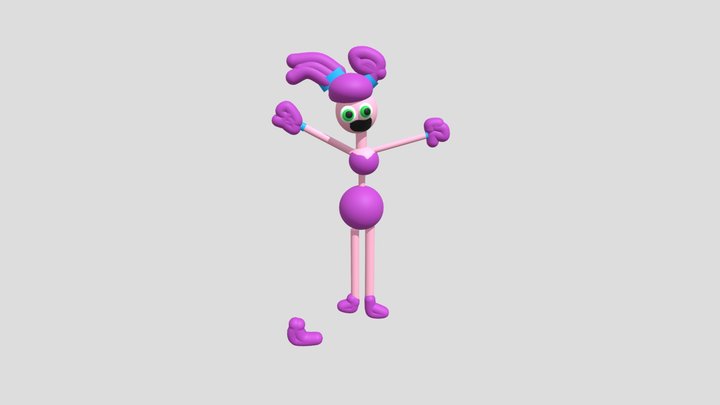 Momy Long Legs 3D Model