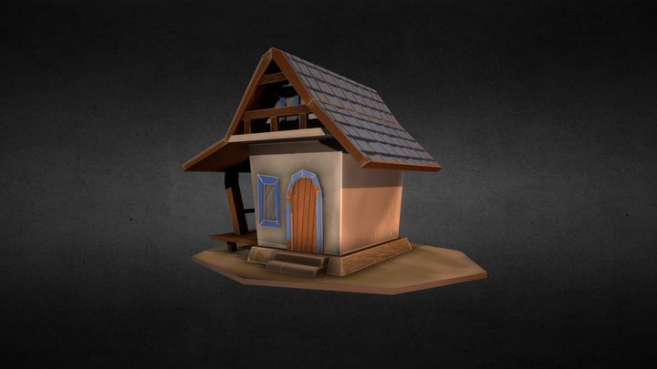 House_Low Poly 3D Model