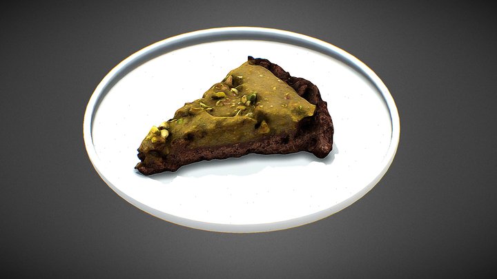 Pistachio cake fotoscan 3D Model