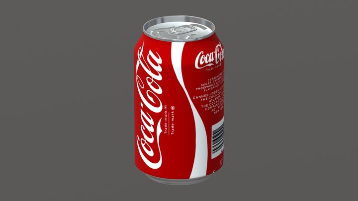 Coke Can 3D Model
