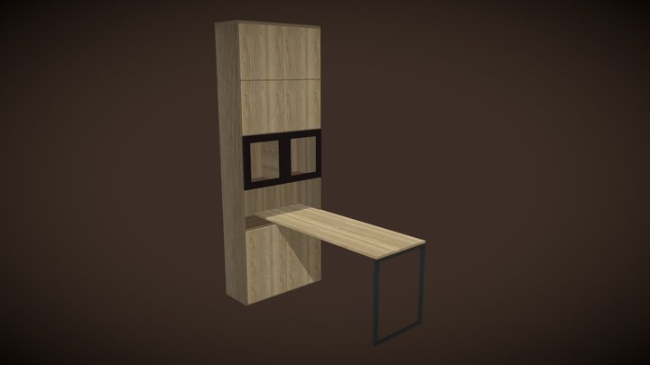 Loft wardrobe 3D Model