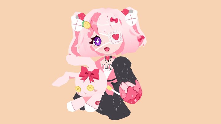 Bunny doll 3D Model