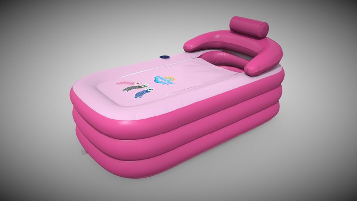 Inflatable Bath Tub 3D Model