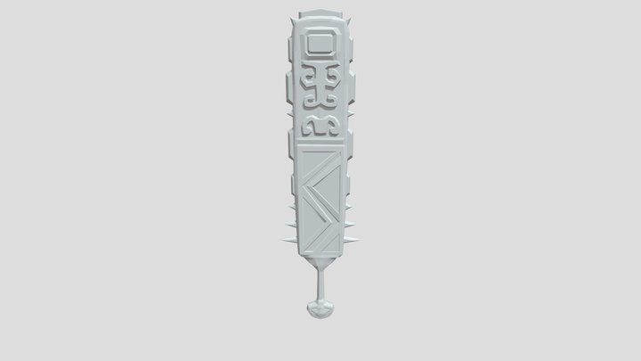 Macuahuitl 3D Model