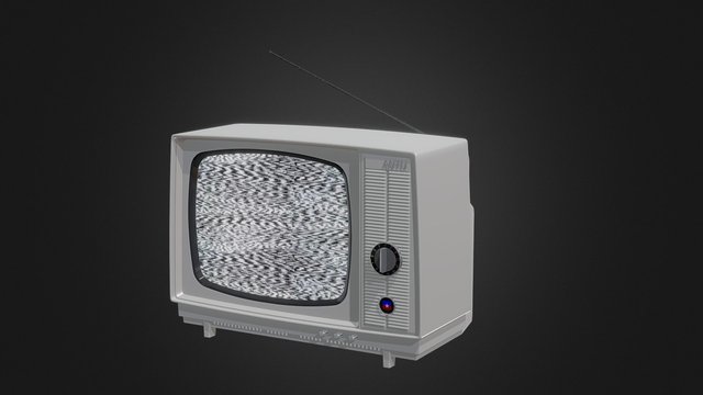 ANTU TV 1970 3D Model