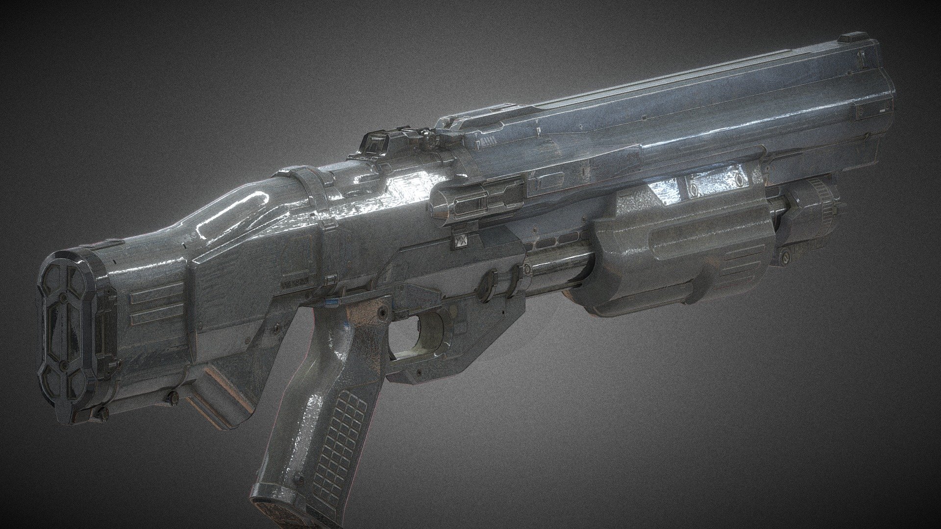 DOOM eternal combat shotgun - Download Free 3D model by DJ_Nugget ...